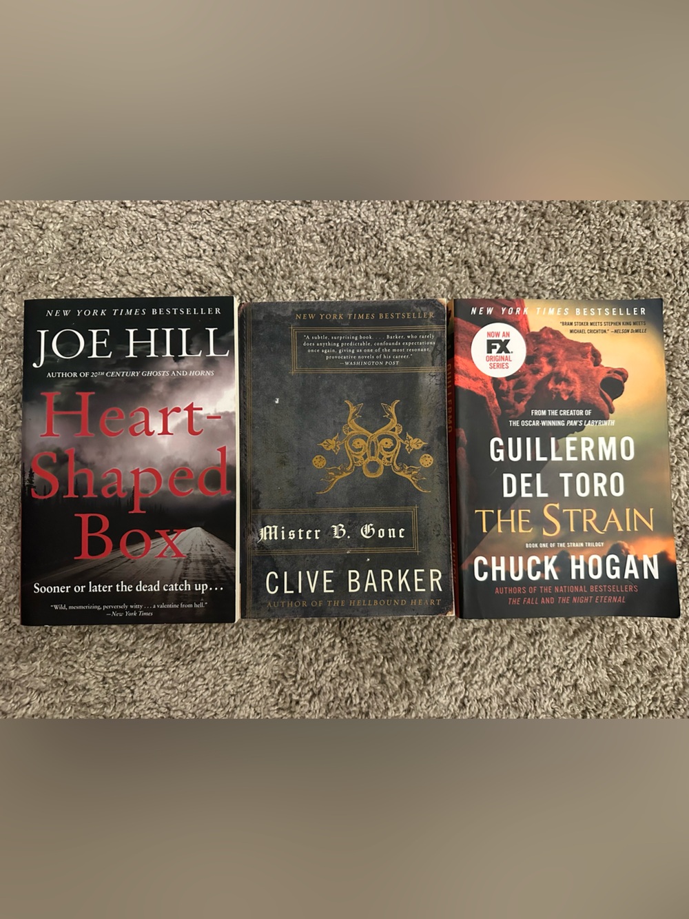 Bundle of 3 horror novels